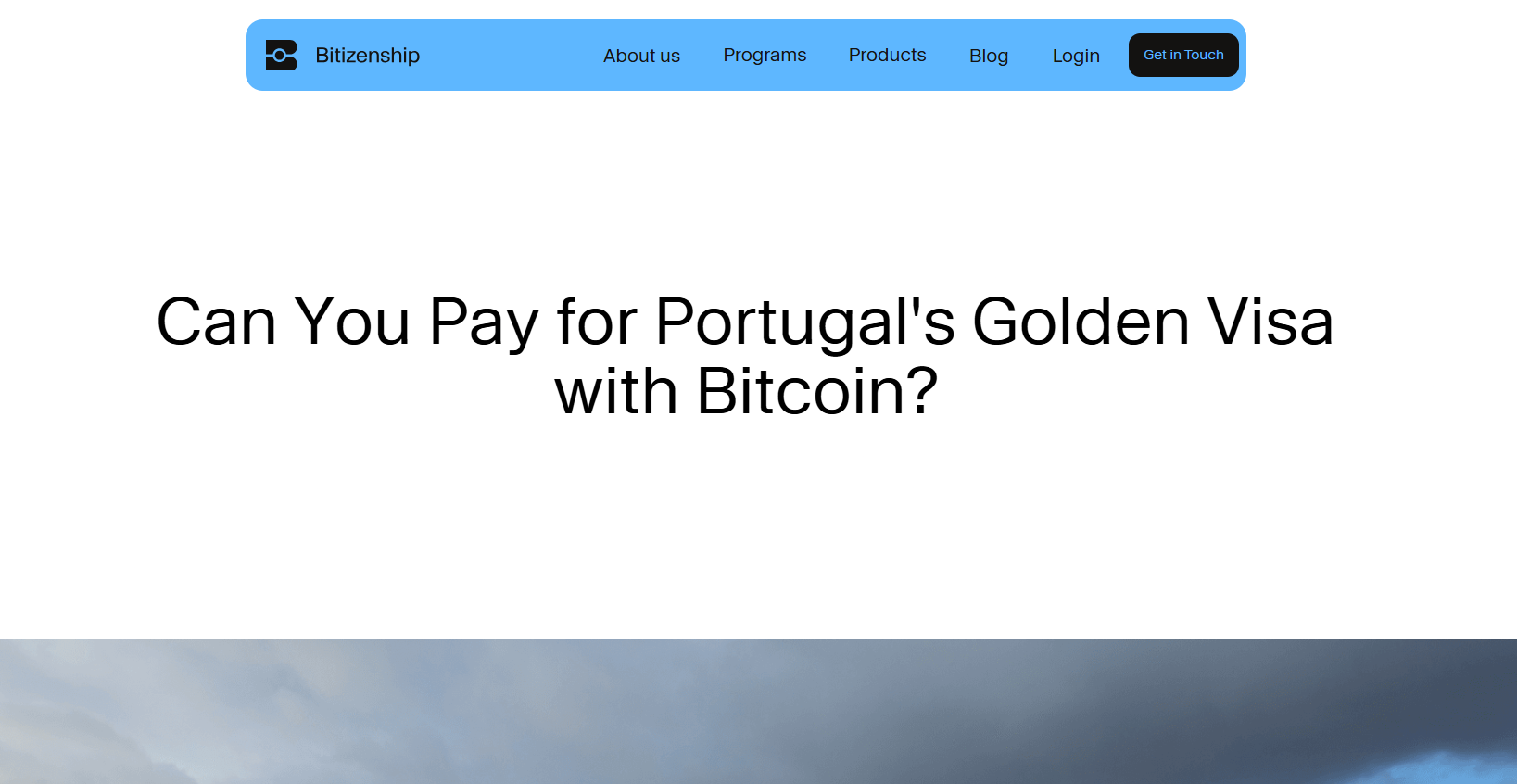 Portugal's Golden Visa