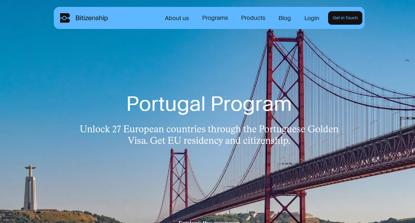 Bitizenship's Portugal Program