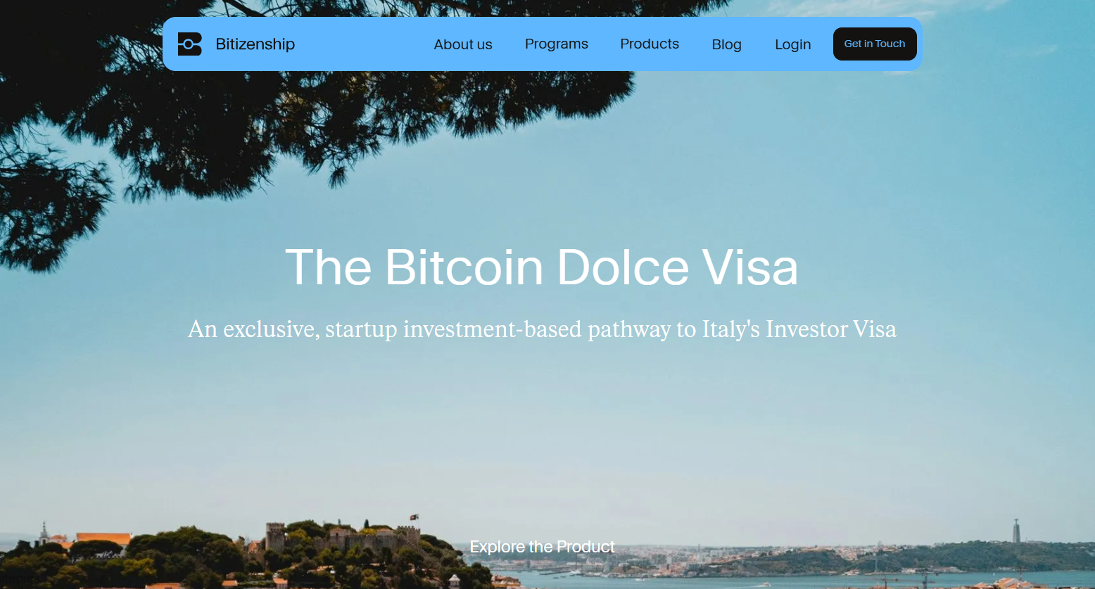 Bitcoin Dolce Visa