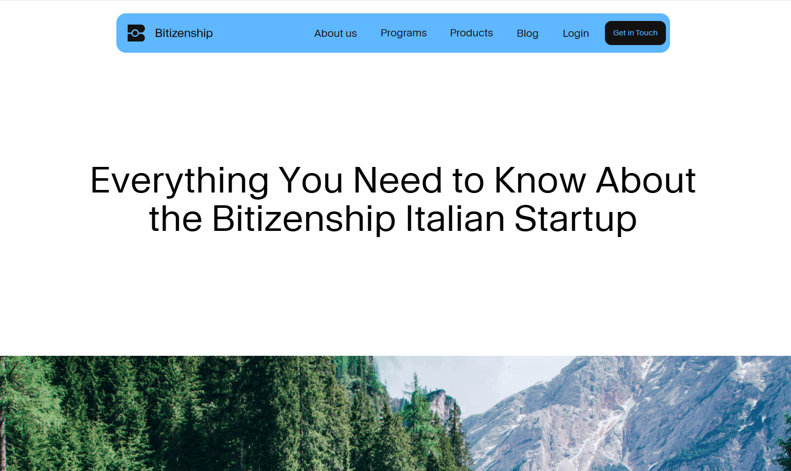 Bitizenship's Italian Startup