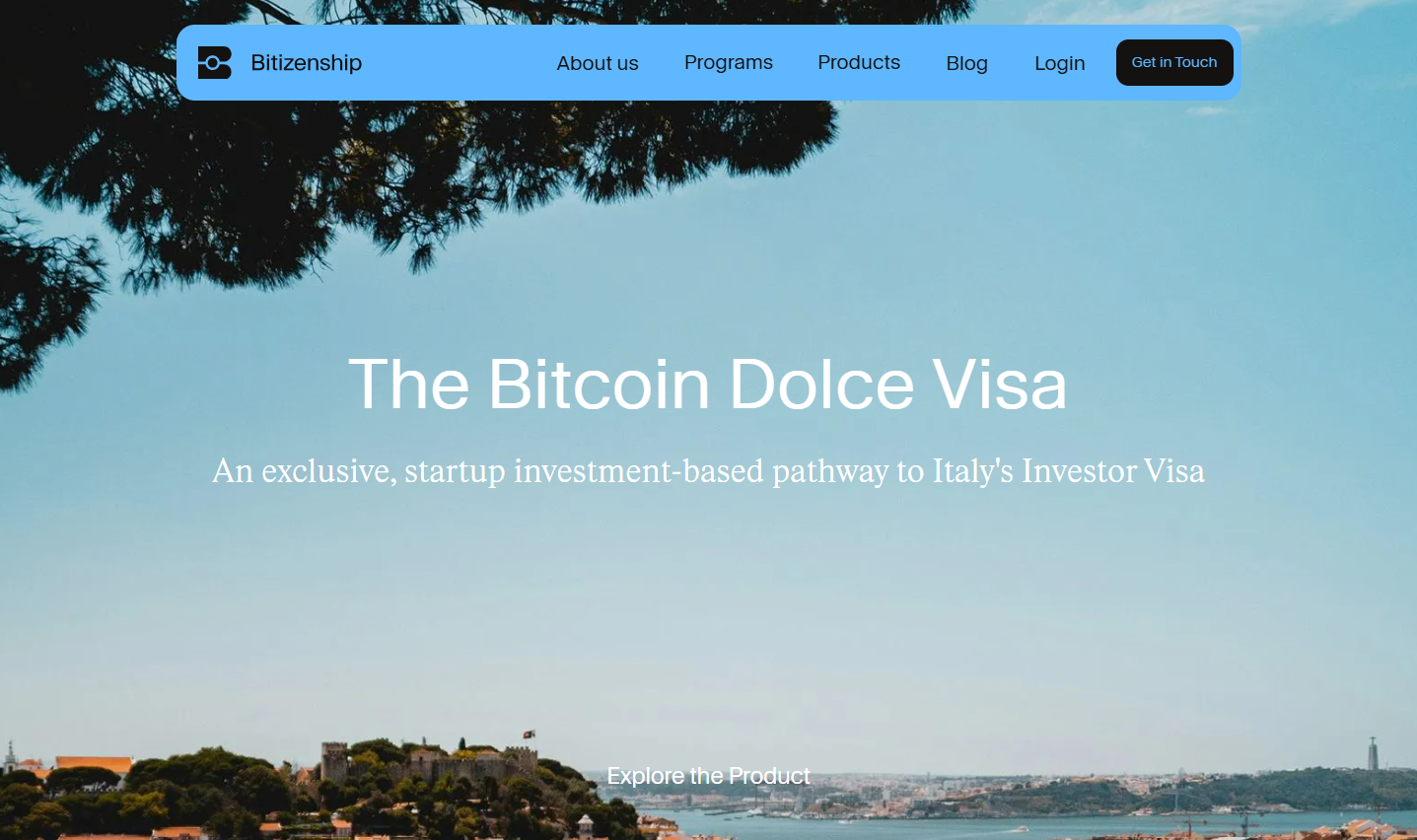 Bitizenship's Bitcoin Dolce Visa
