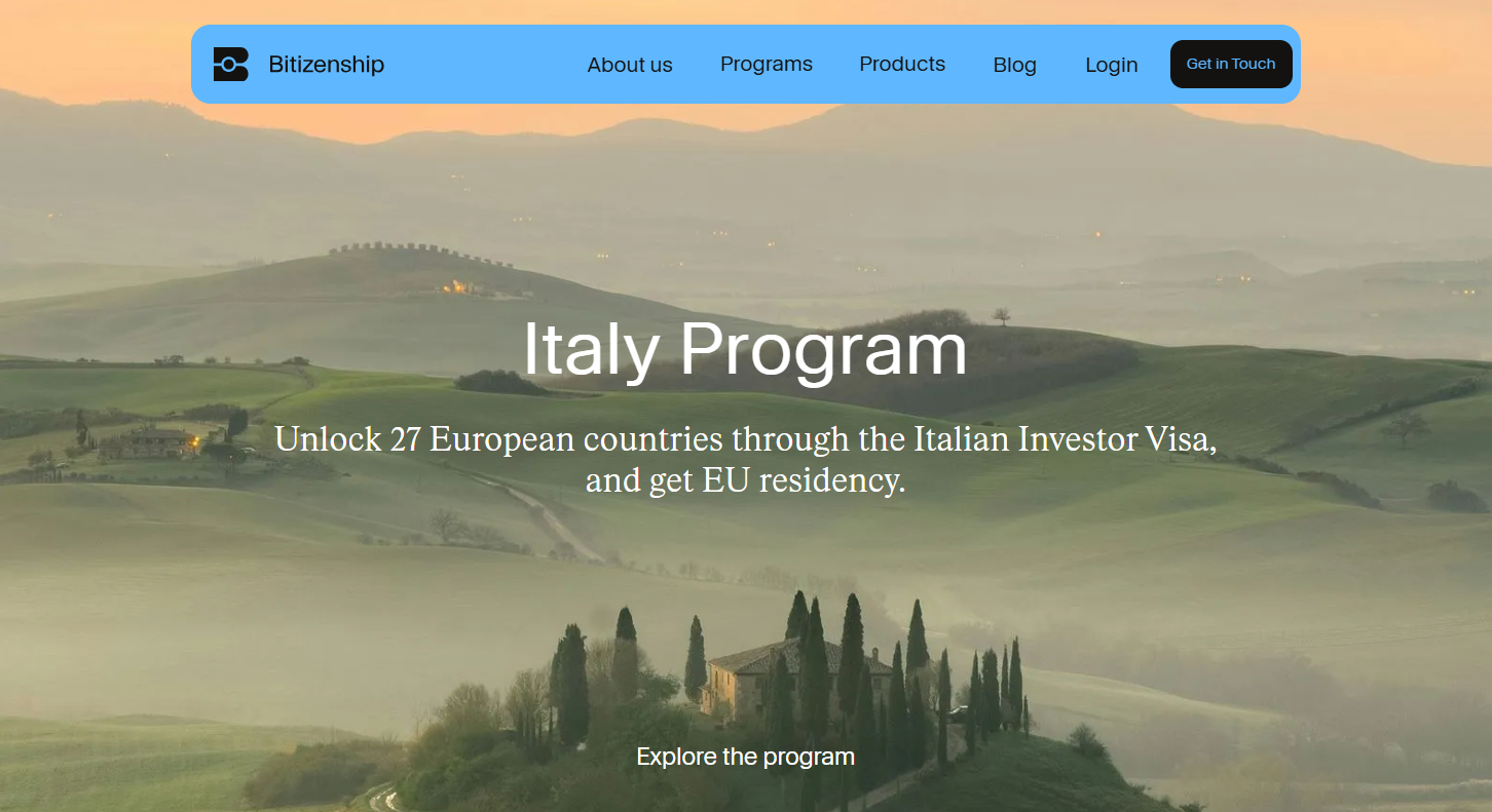 Btizenship Italy Program