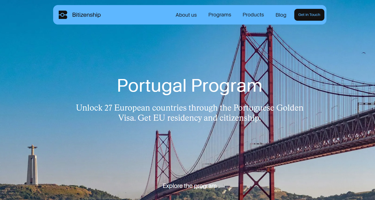 Bitizenship's Portugal Program