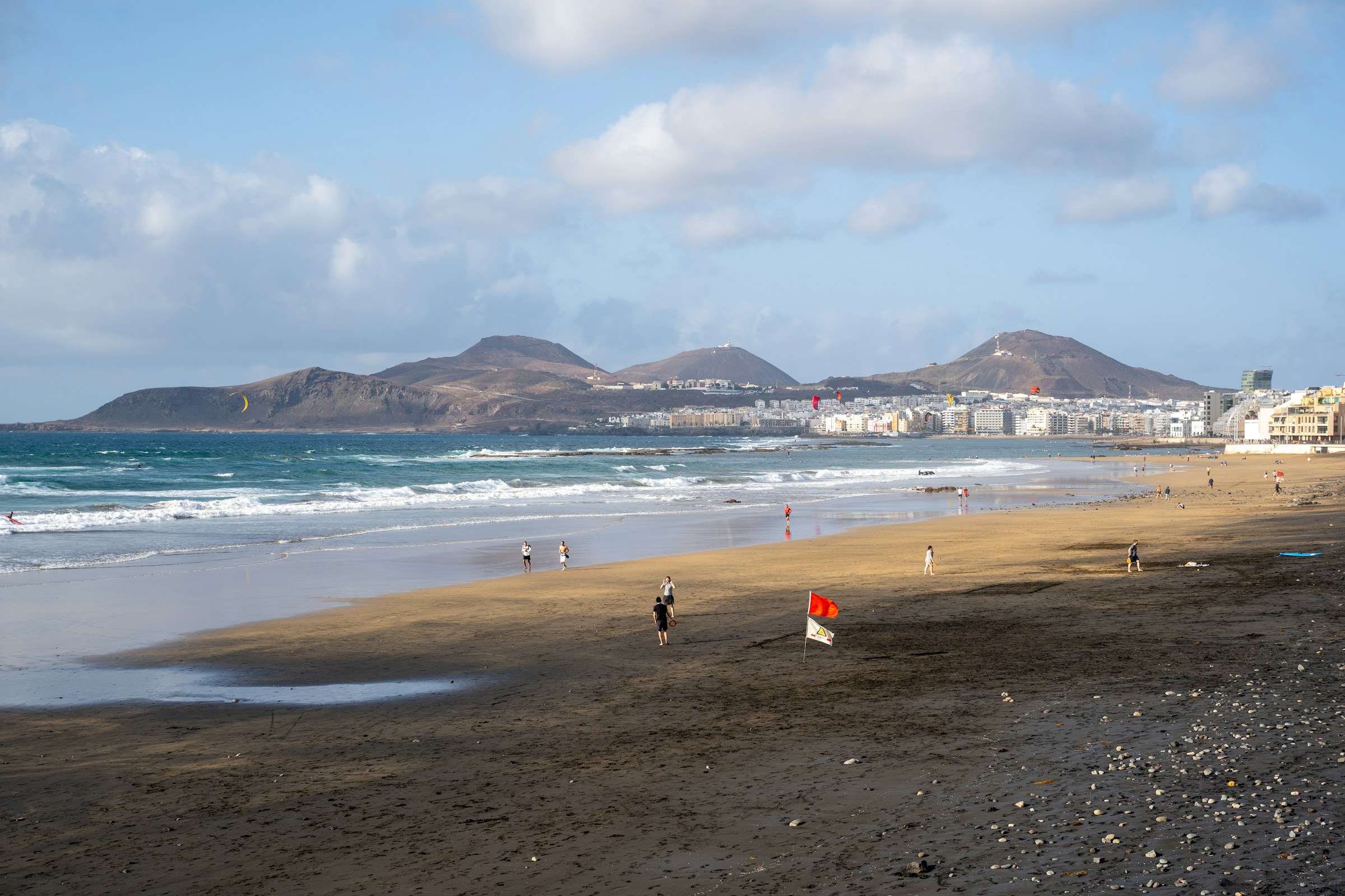 Las Canteras beach in Las Palmas de Gran Canaria, Spain