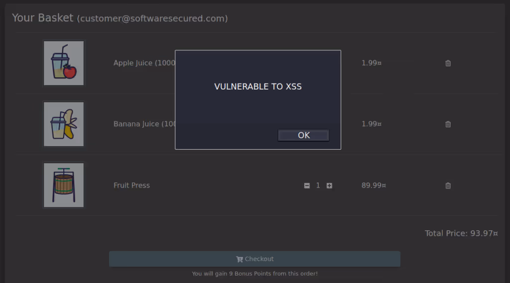 Example of risk pentesting in a production environment
