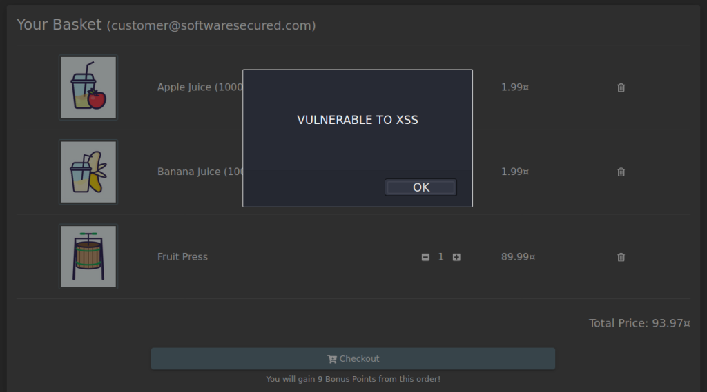 Example of risk pentesting in a production environment