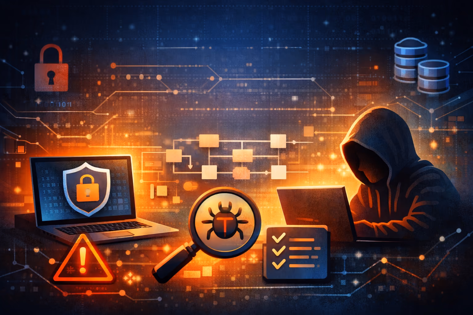 Cybersecurity investigation in the dark