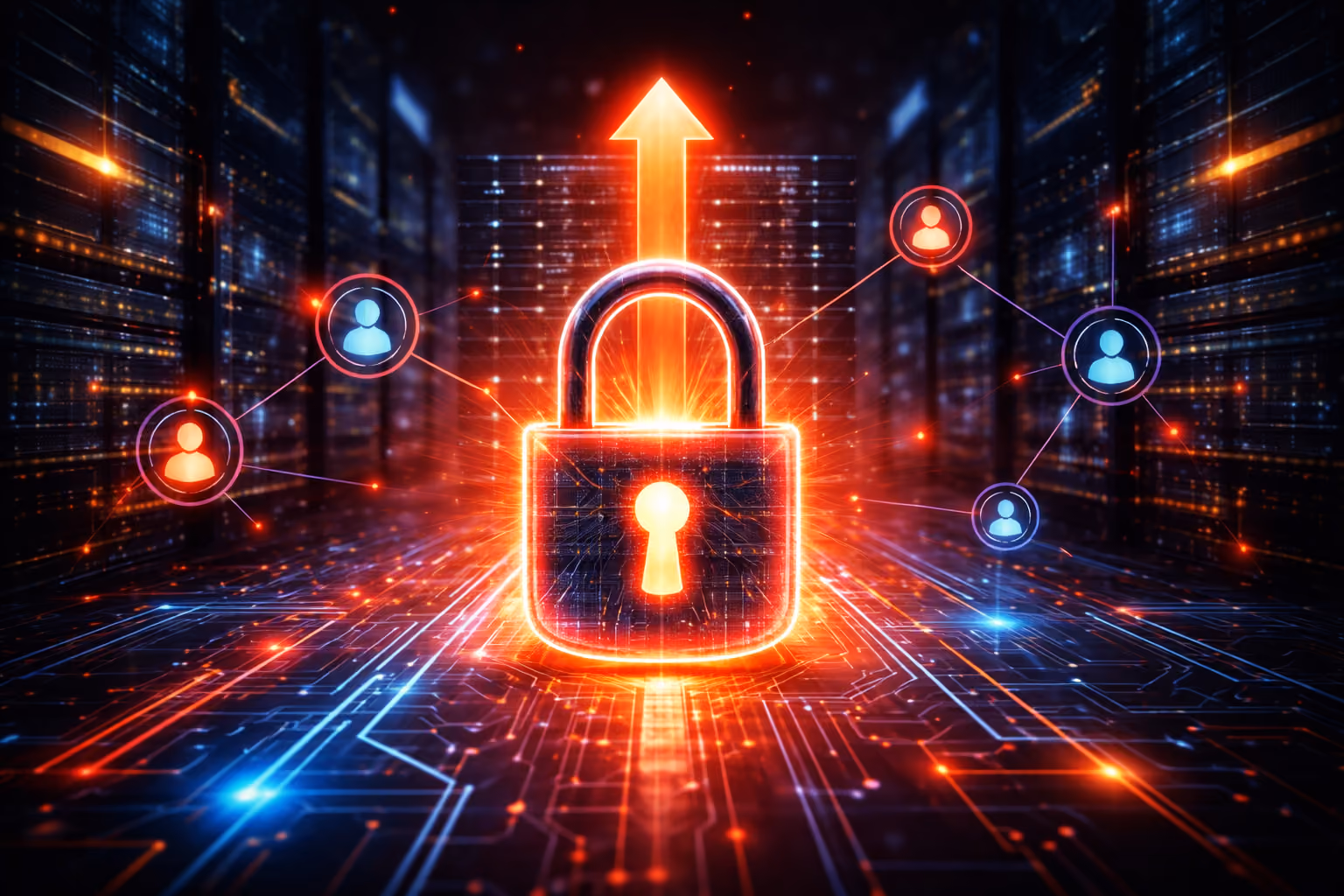 Cybersecurity protection concept