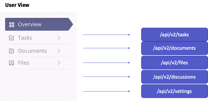 Software Secured secure client portal UI and API overview