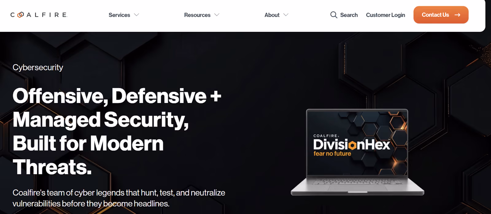 Coalfire Website Screenshot