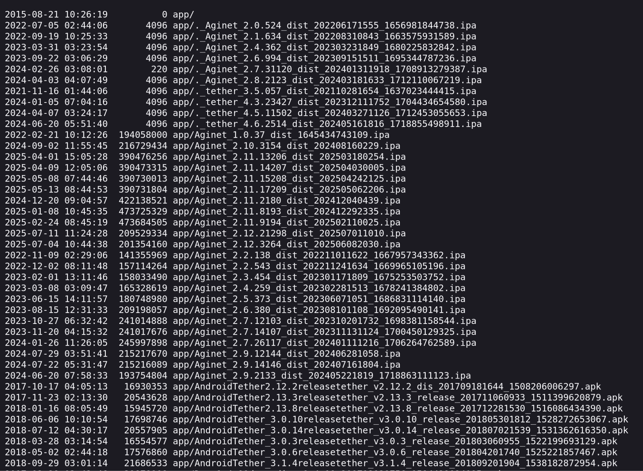 TP-Link S3 bucket screenshot