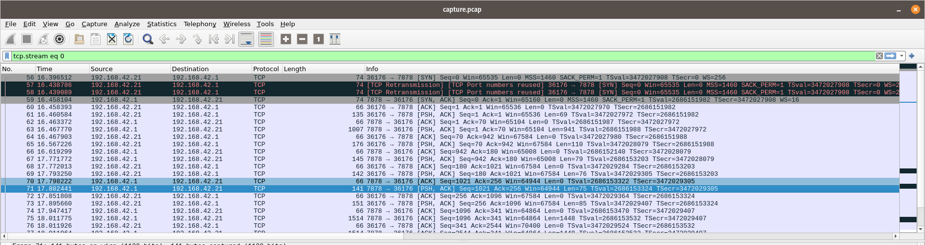 TCP connection