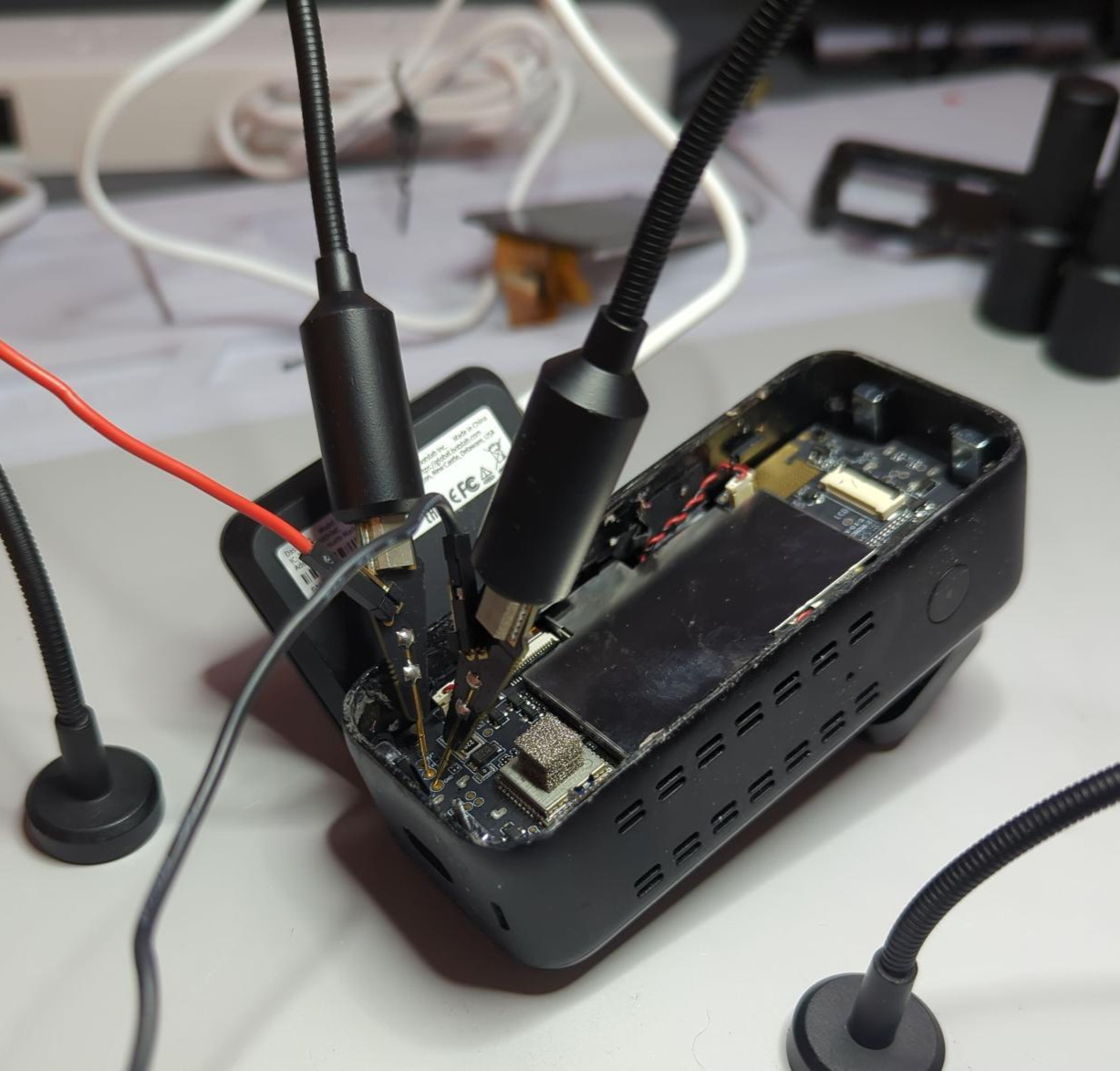 Connected probes to dashcam