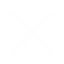 White close or cancel icon with an X shape.