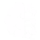 White icon of a brain connected to digital circuit lines on a transparent background.