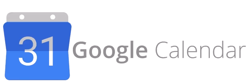 Google Calendar app icon with a blue calendar showing the number 31 and the text Google Calendar.