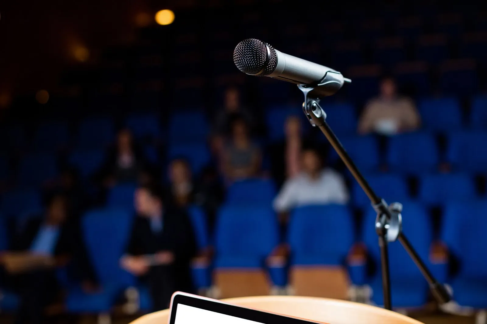 Microphone on the IT/CONF stage