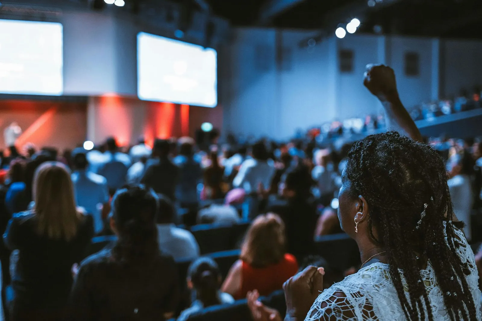 Woman attending IT/CONF