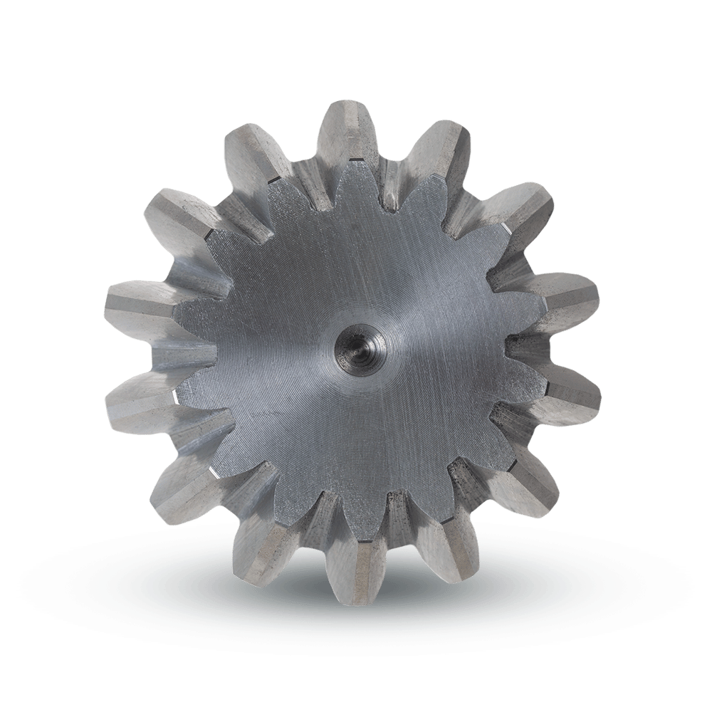 Coarse pitch straight bevel gear.
