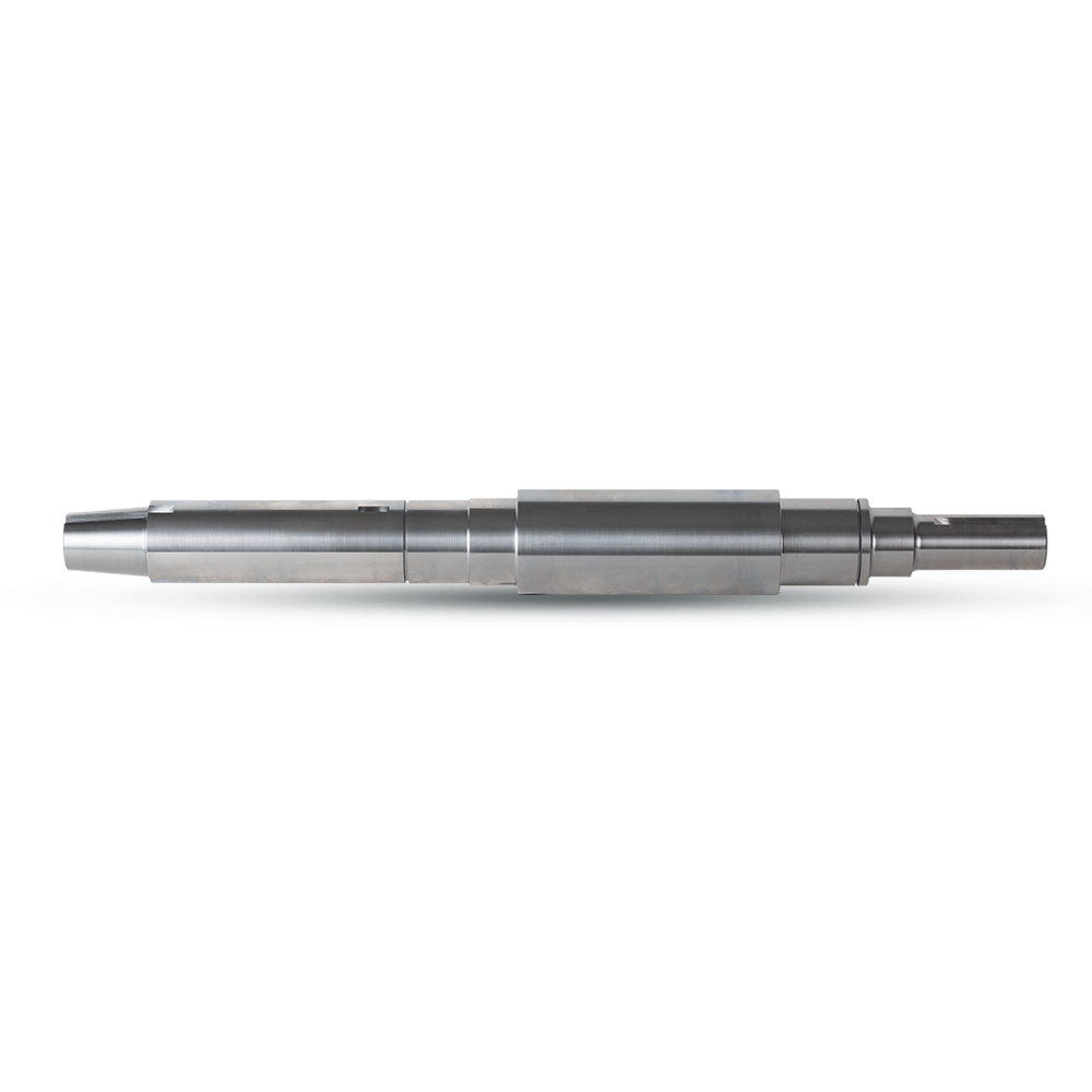 Custom machined pump shaft.