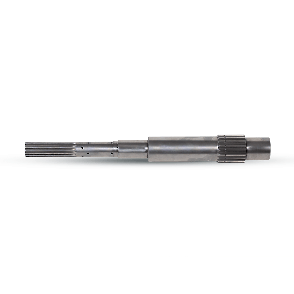 Custom splined shaft.