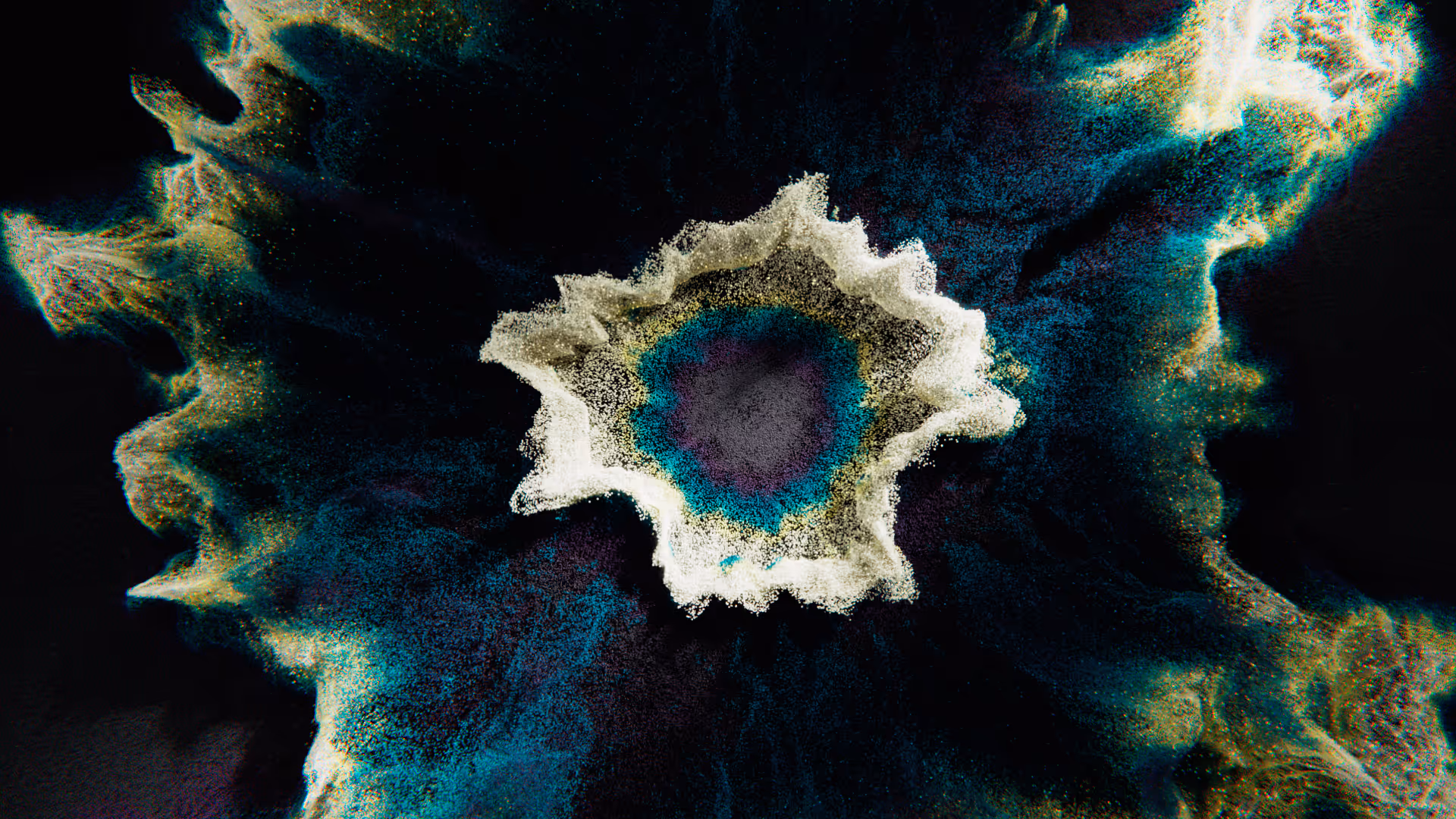 Particles Shockwave Simulation 2