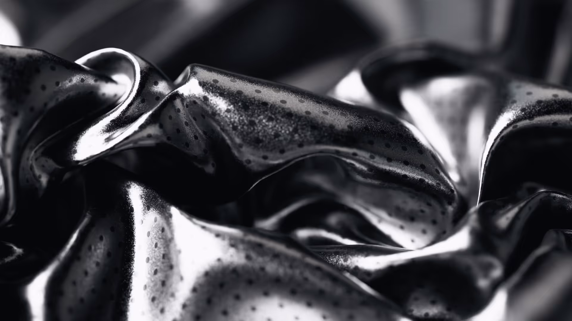 Abstract Metallic Cloth Simulation 4