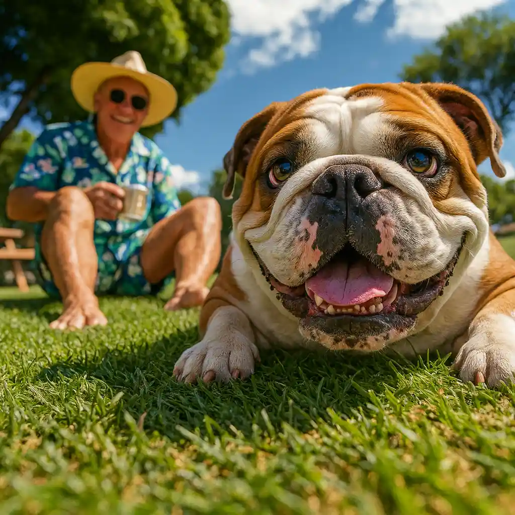 A dog and a cat in a bed