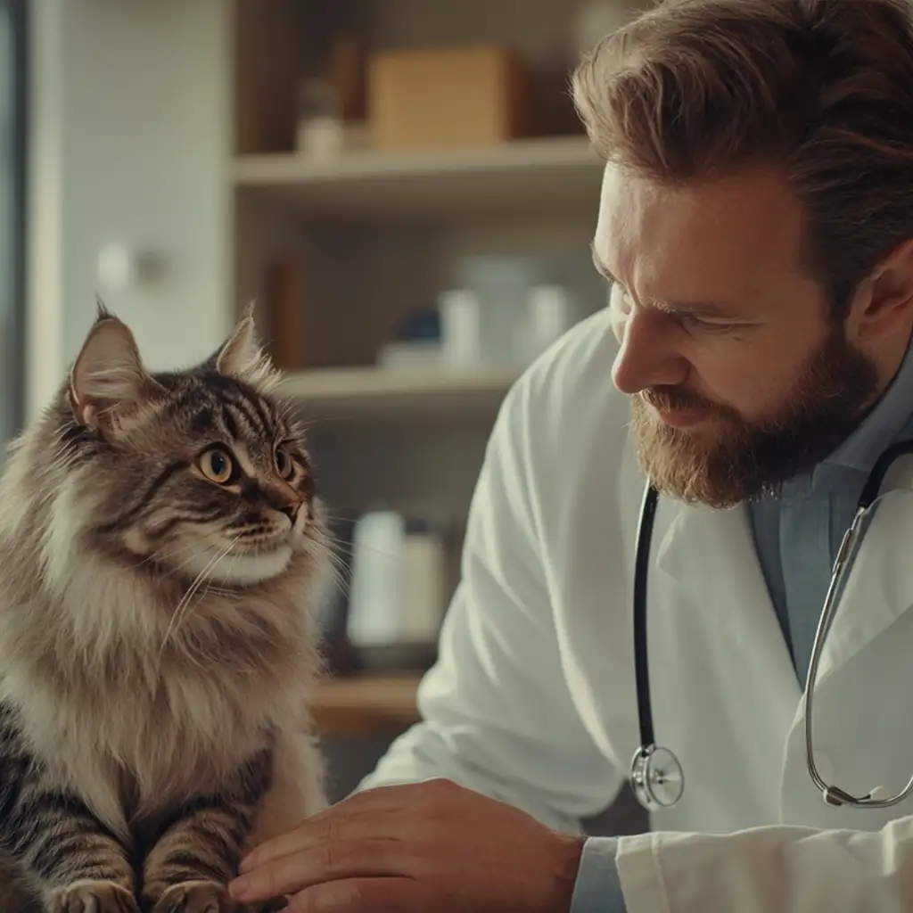 A dog and a cat in a bed