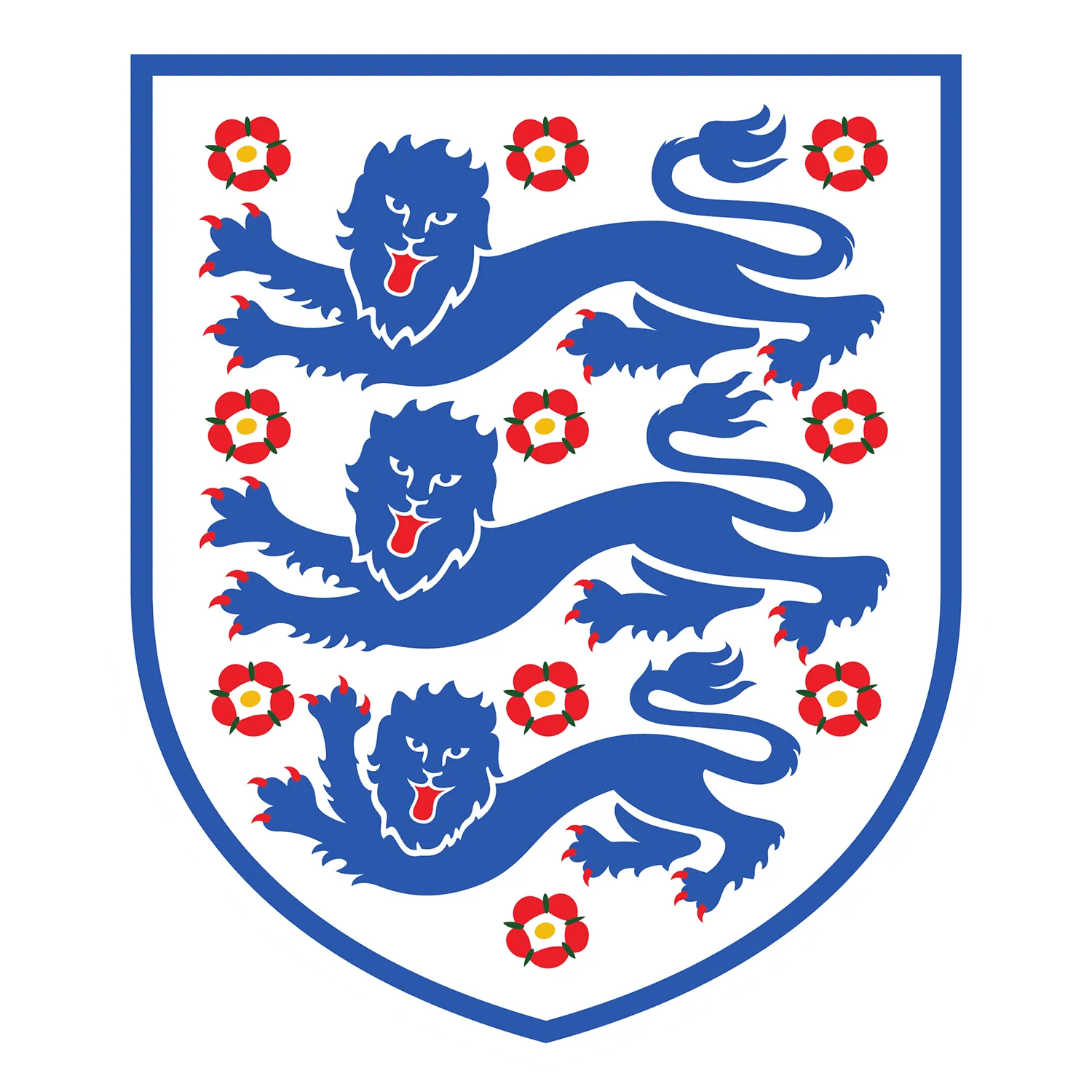 England national team crest used from 2009 to 2012