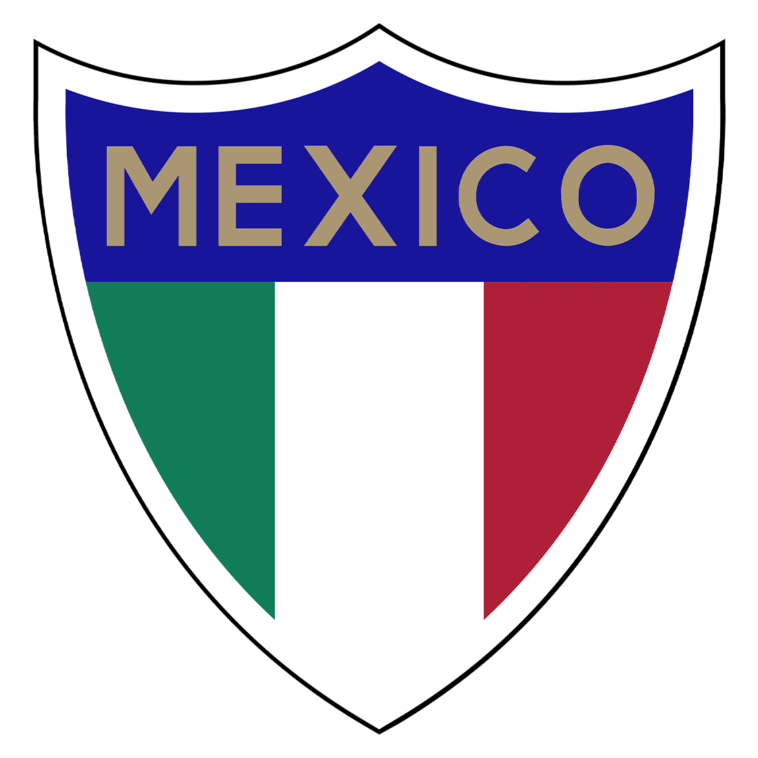 Mexico national team crest used in 1949