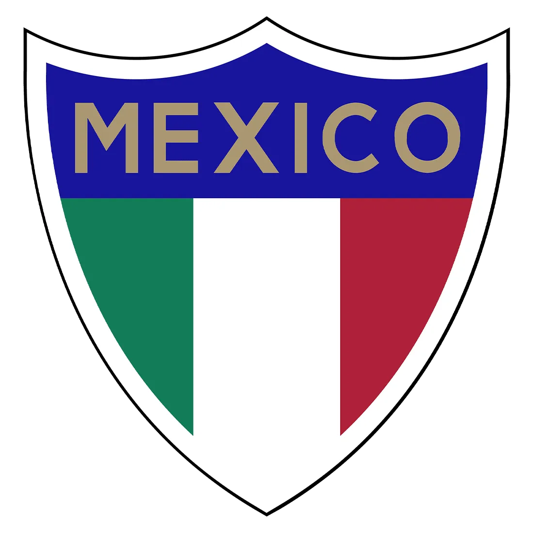 Mexico national team crest used in 1949