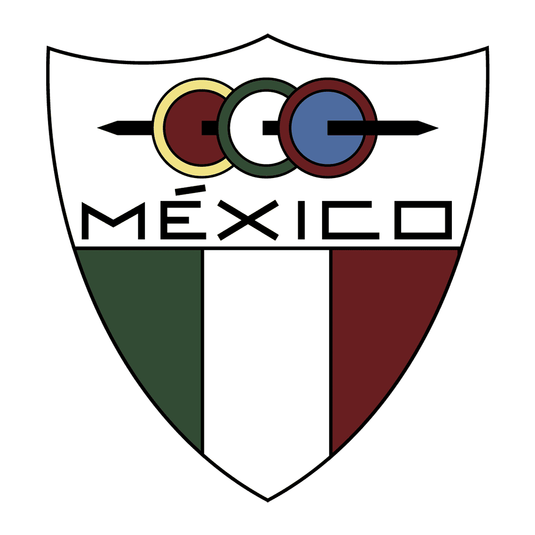 Mexico national team crest used in 1950