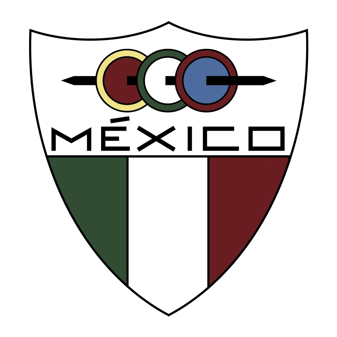 Mexico national team crest used in 1950