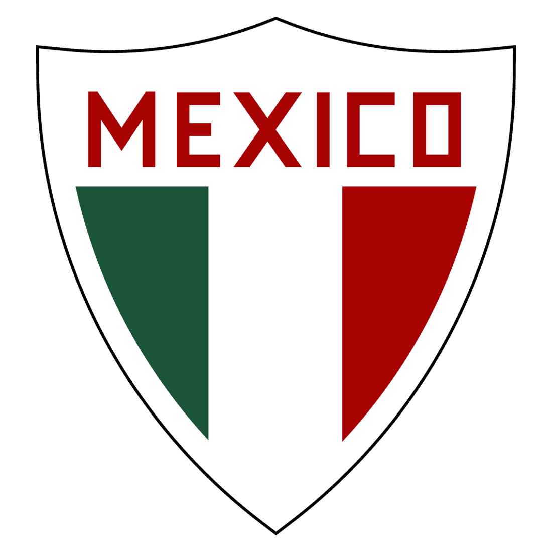 Mexico national team crest used from 1958 to 1966