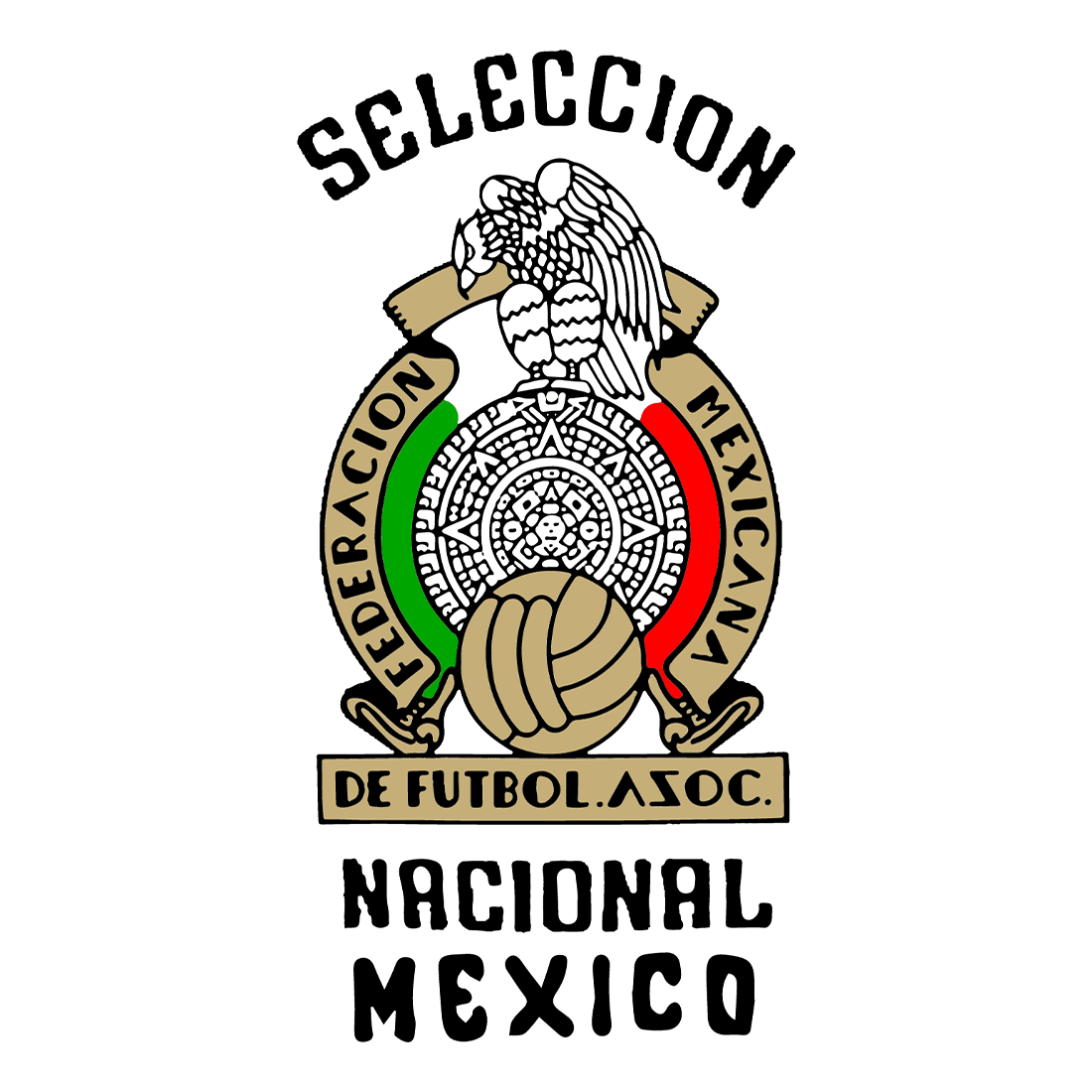 Mexico national team crest used from 1984 to 1985