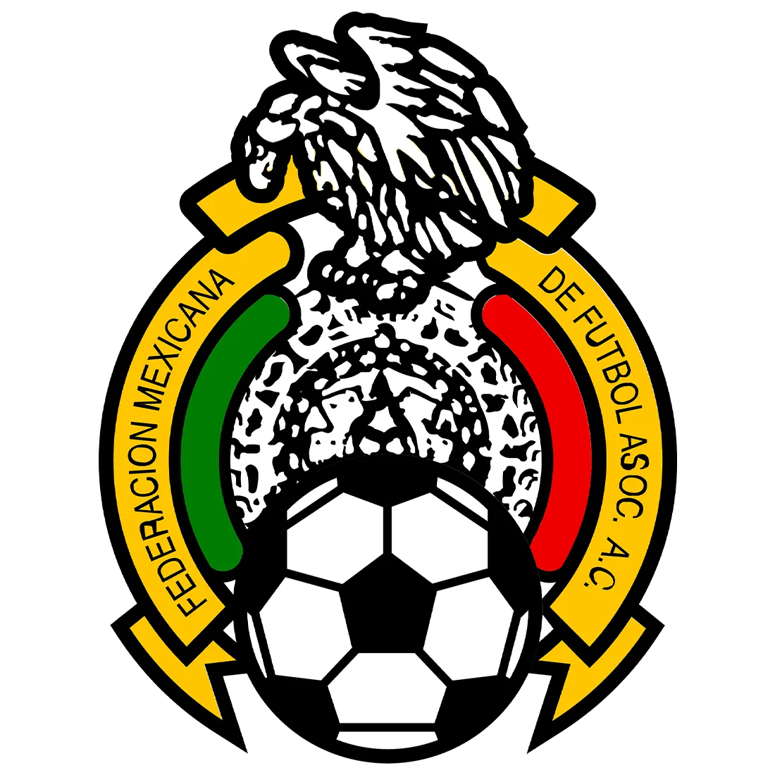 Mexico national team crest used from 1985 to 2005