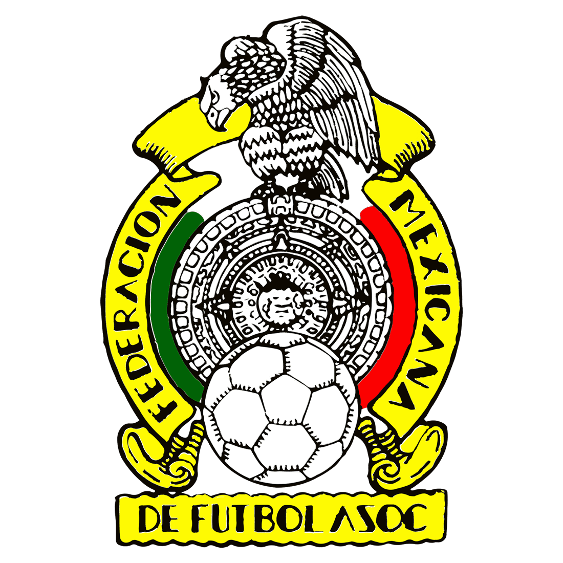 Mexico national team crest used from 1993 to 1994