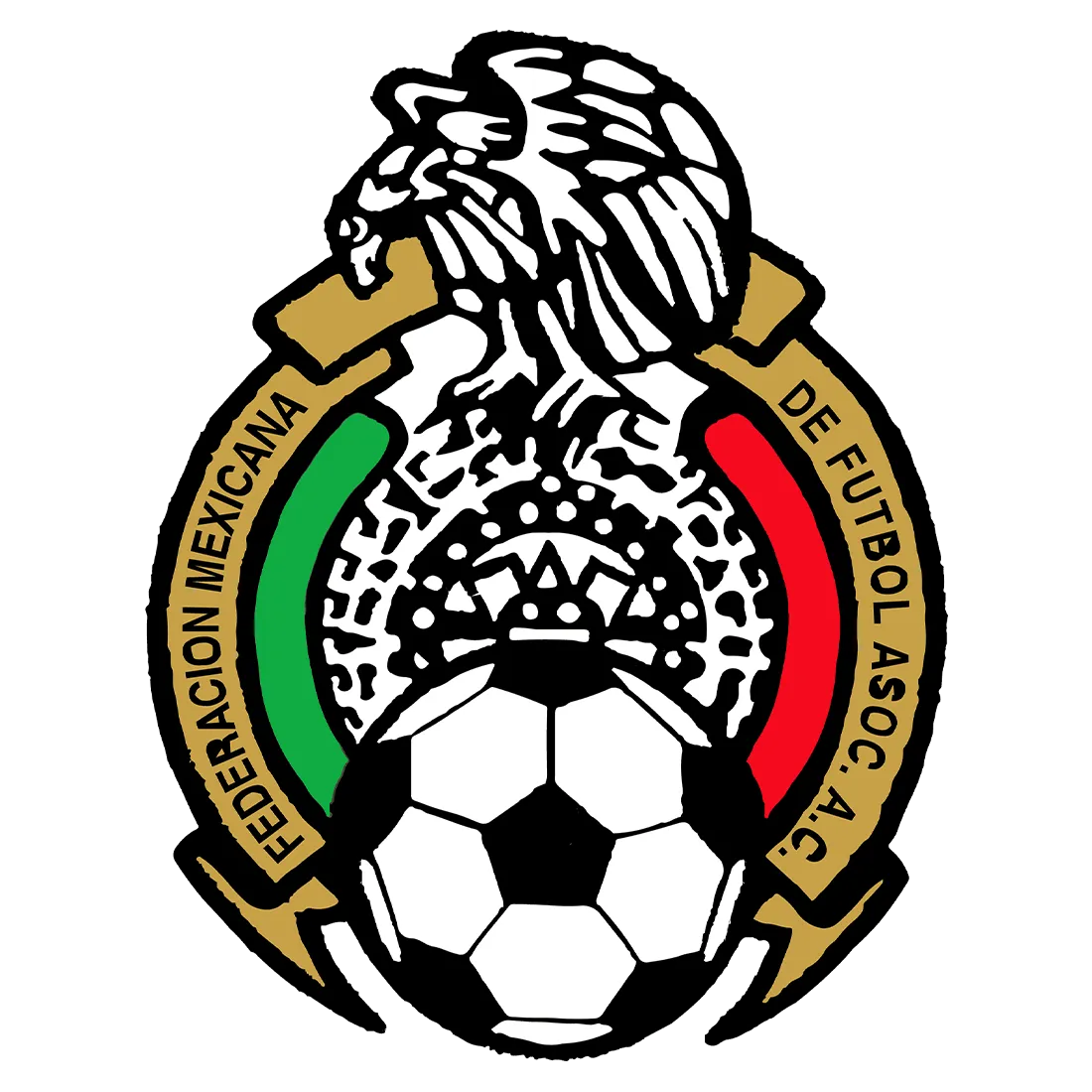 Mexico national team crest used from 2006 to 2008