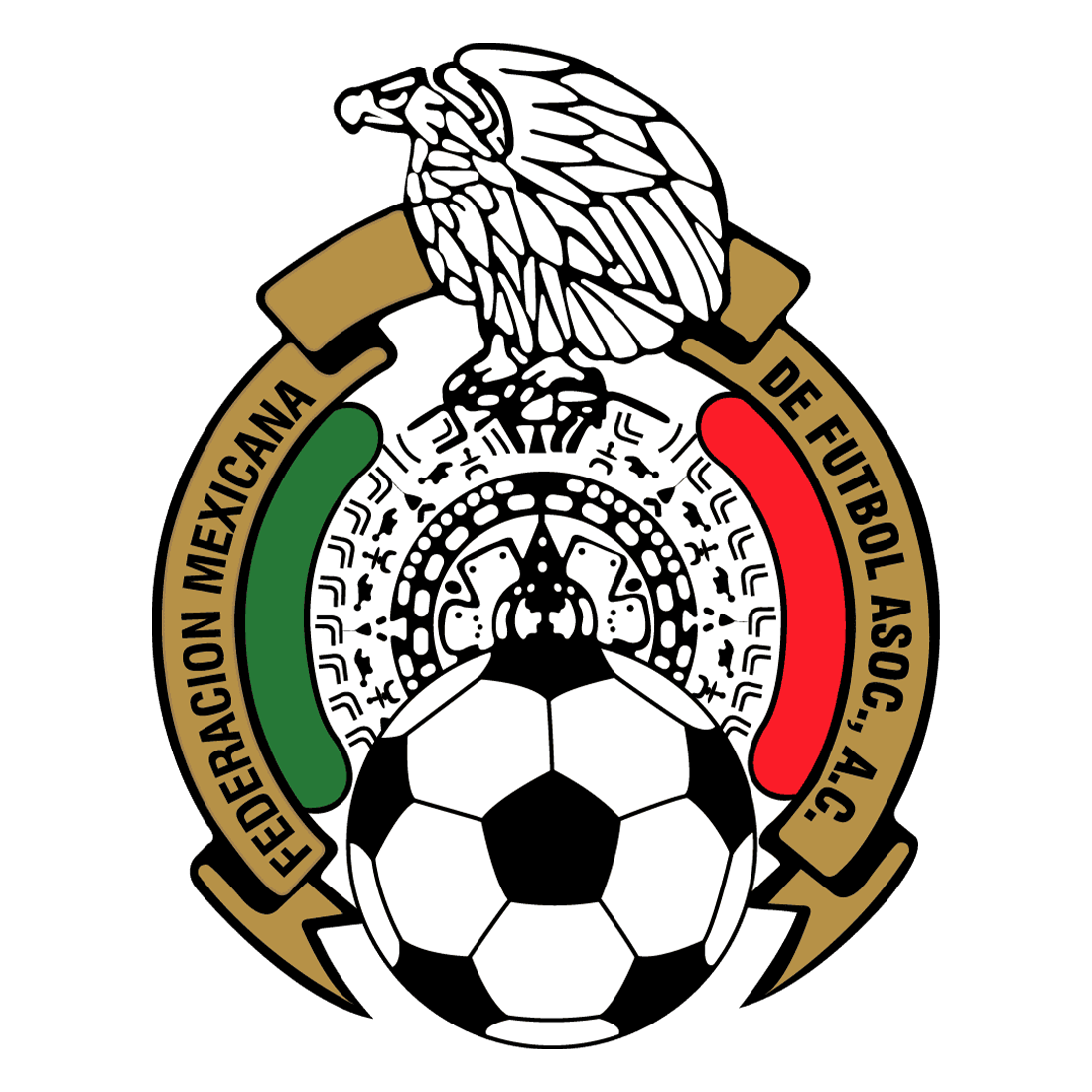 Mexico national team crest used from 2008 to 2016