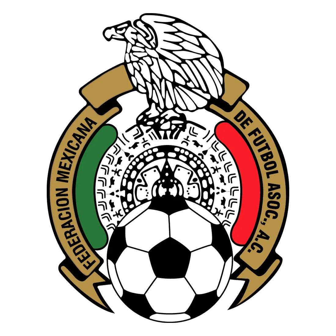 Mexico national team crest used from 2008 to 2016