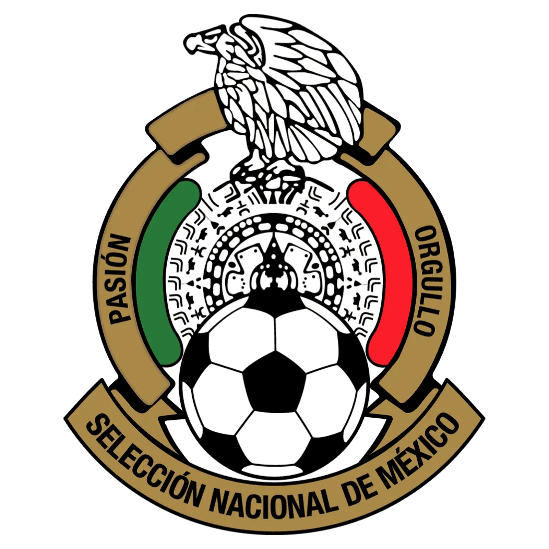 Mexico national team crest used from 2016 to 2021