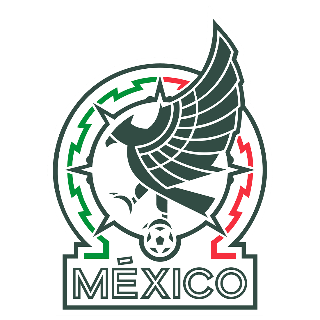 Mexico national team crest used from 2021 to 2024