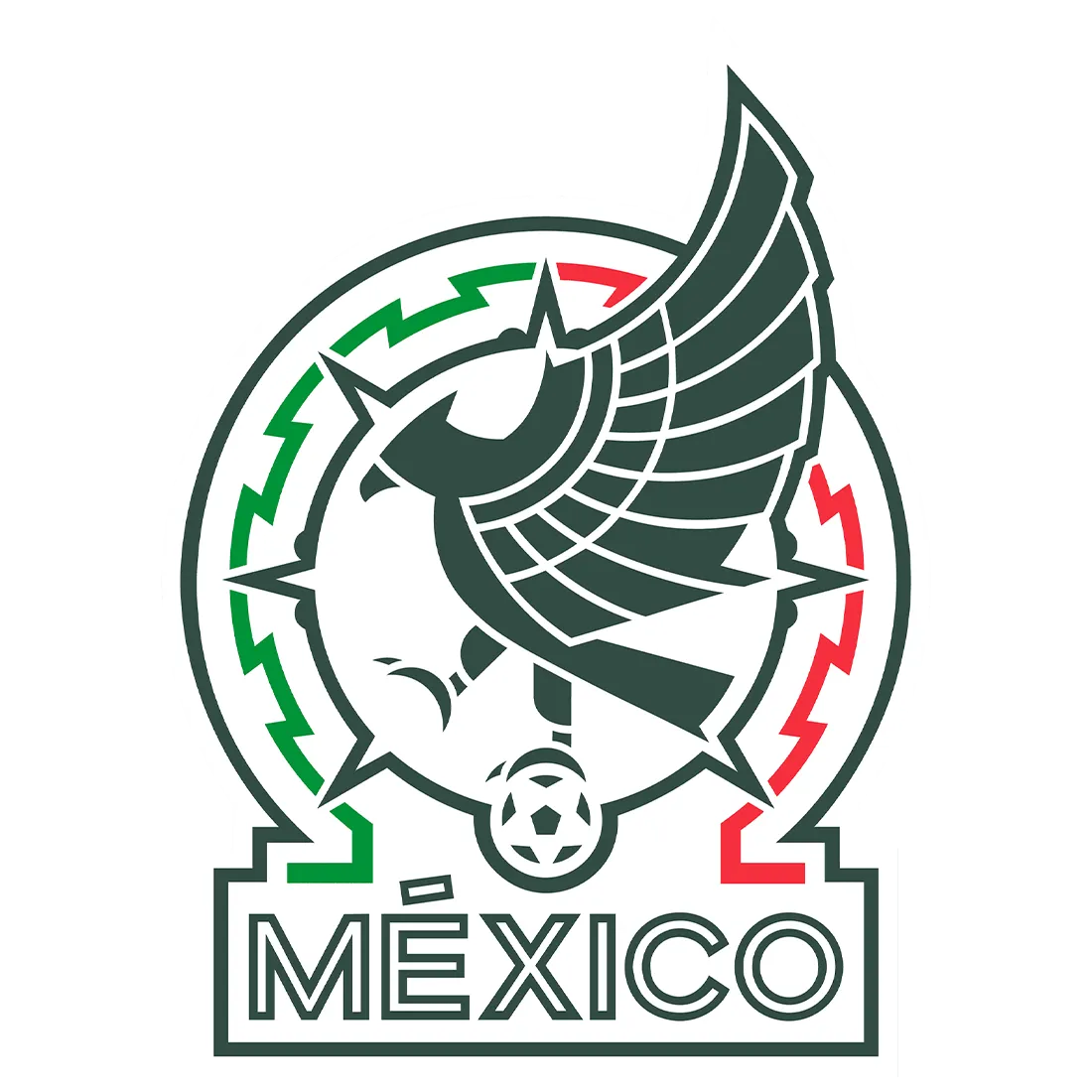 Mexico national team crest used from 2021 to 2024
