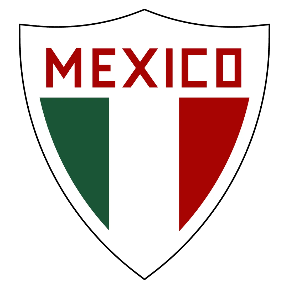 Mexico national team crest used from 1958 to 1966
