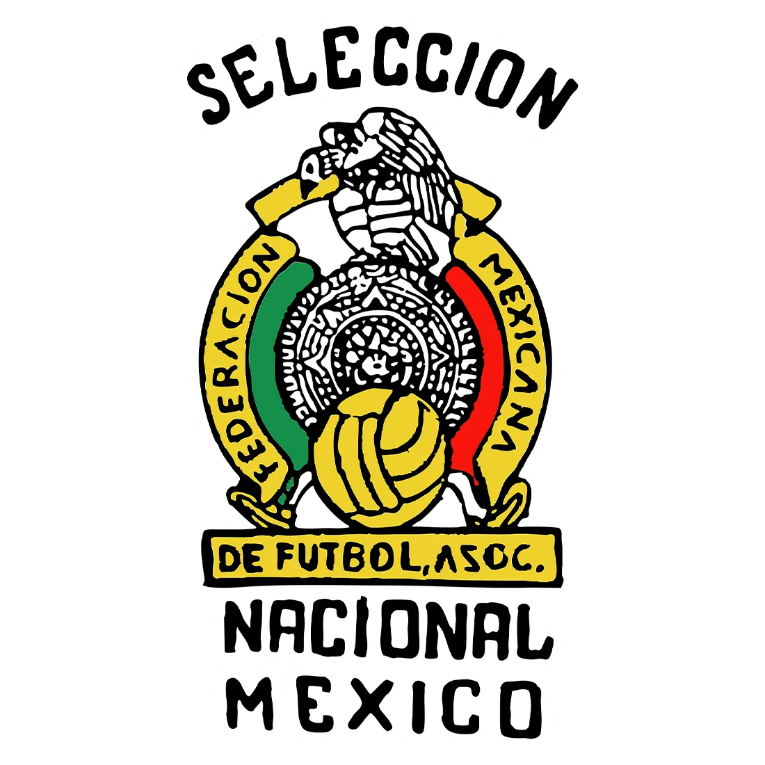 Mexico national team crest used from 1987 to 1992
