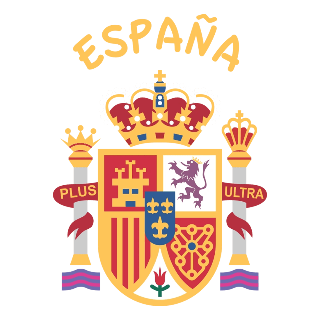 Spain national team crest used from 2002 to 2005