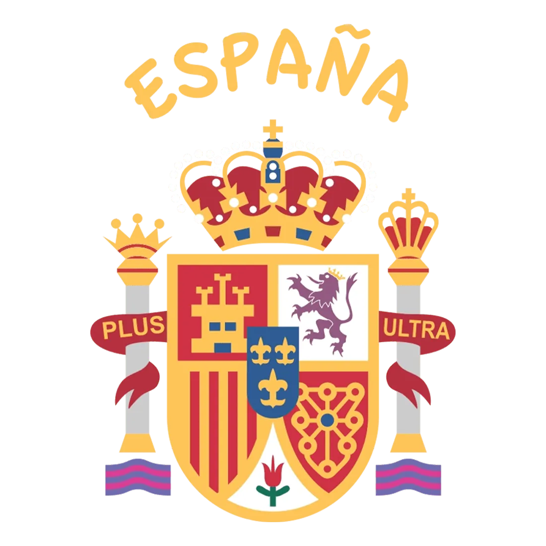 Spain national team crest used from 2002 to 2005