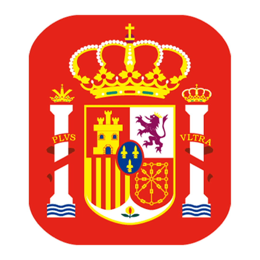 Spain national team crest used from 1981 to 2001