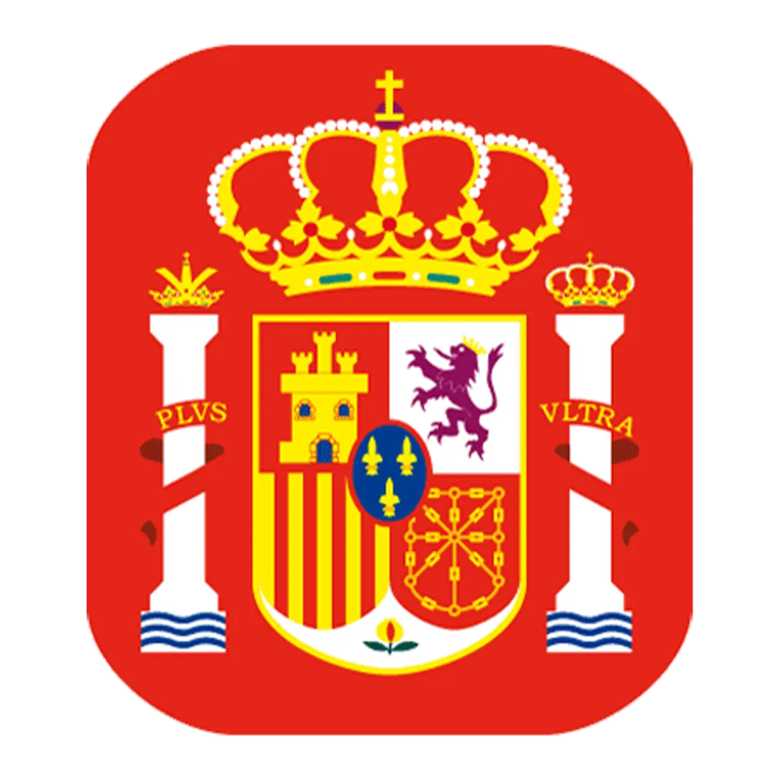 Spain national team crest used from 1981 to 2001